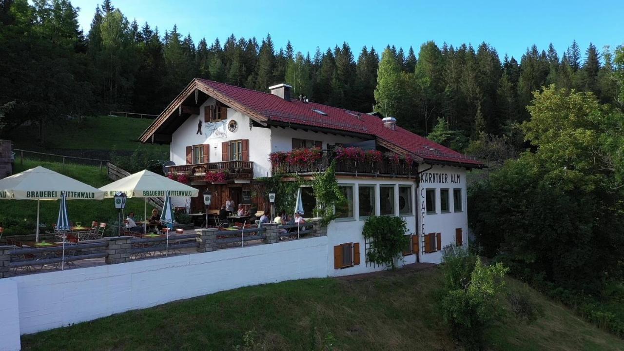 米滕瓦尔德 Berggasthof Karntner Alm酒店 外观 照片